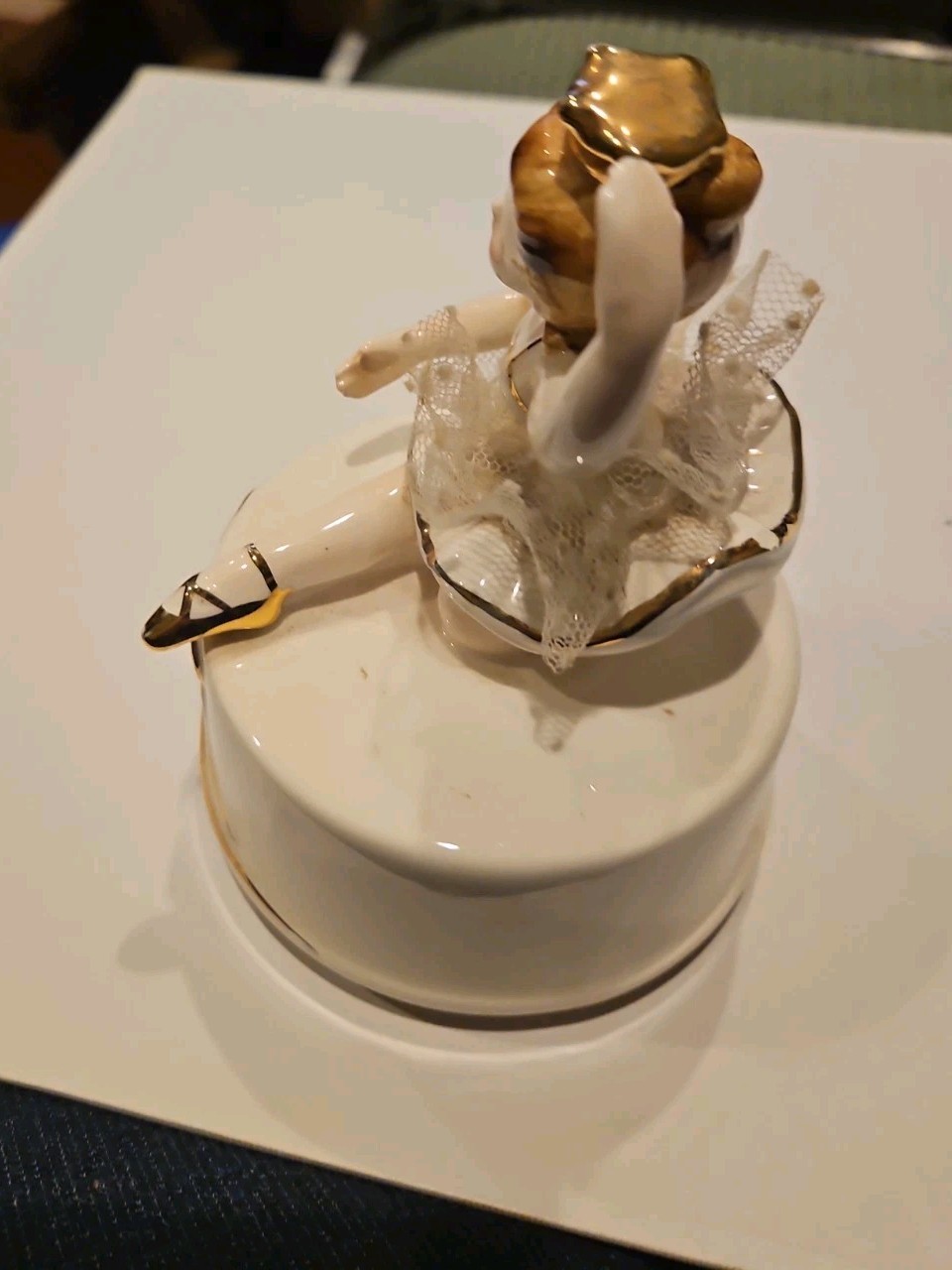 Schmid Ballerina Music Box Dancer Excellent Condition Plays Music