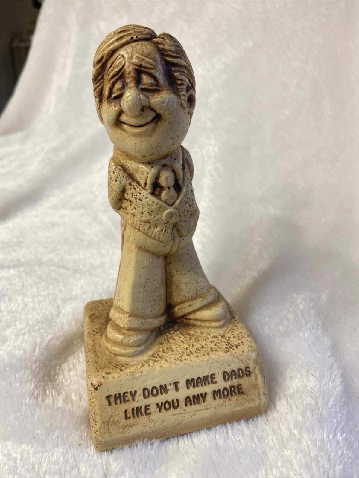 1974 Dad Figurine W-398 They Don’t Make Dads Like You Any More Figurine VTG
