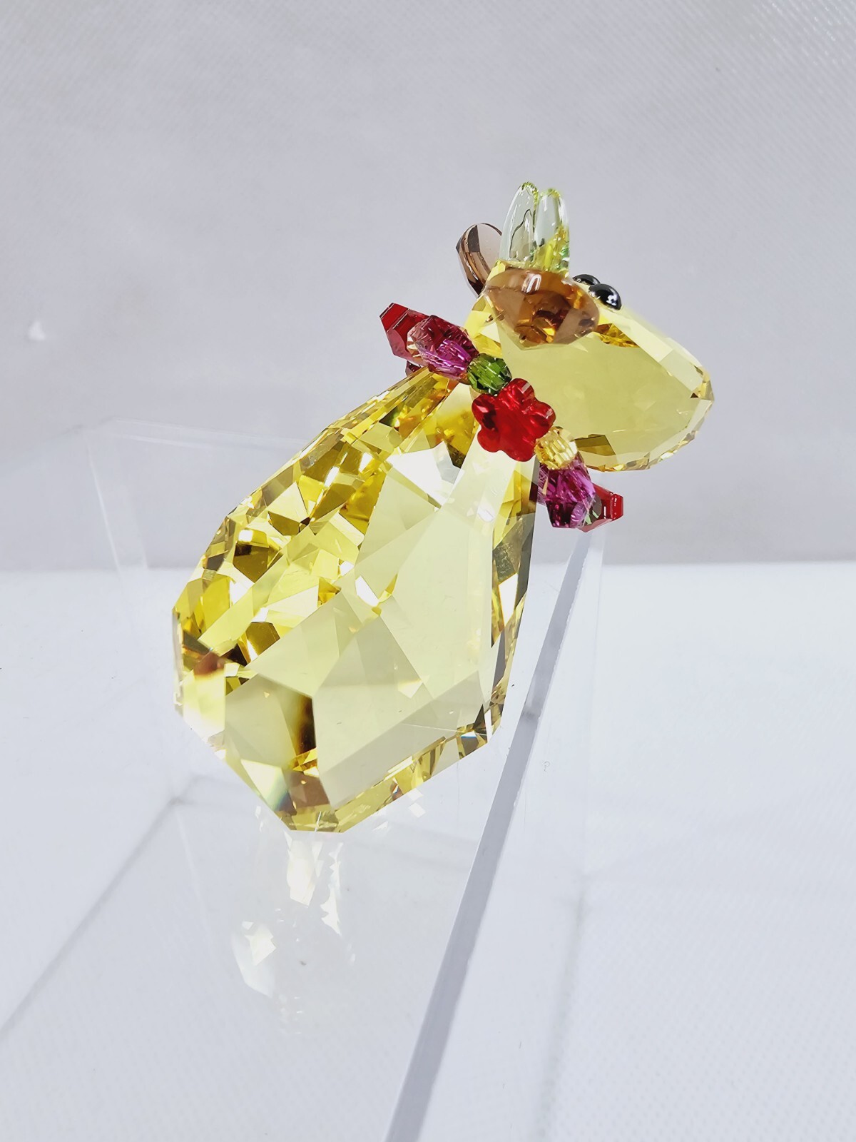 Swarovski 1093651 Lovlots Ltd Online Edition Sunshine Mo Yellow Cow 2011 w/ Box