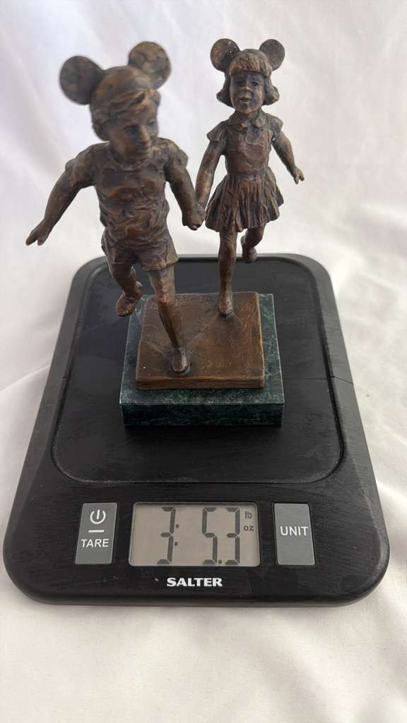 TreeHouse Galleries Dennis Smith “The Veteran” Signed Bronze Sculpture 7.25in