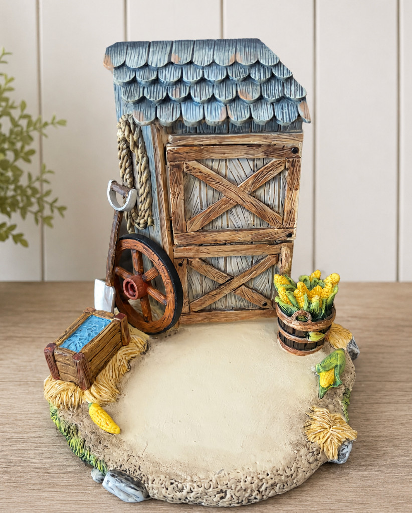 Goebel Barnyard Display Base 2004 Mark #1111-D Farm Scene Figurine Display Stand