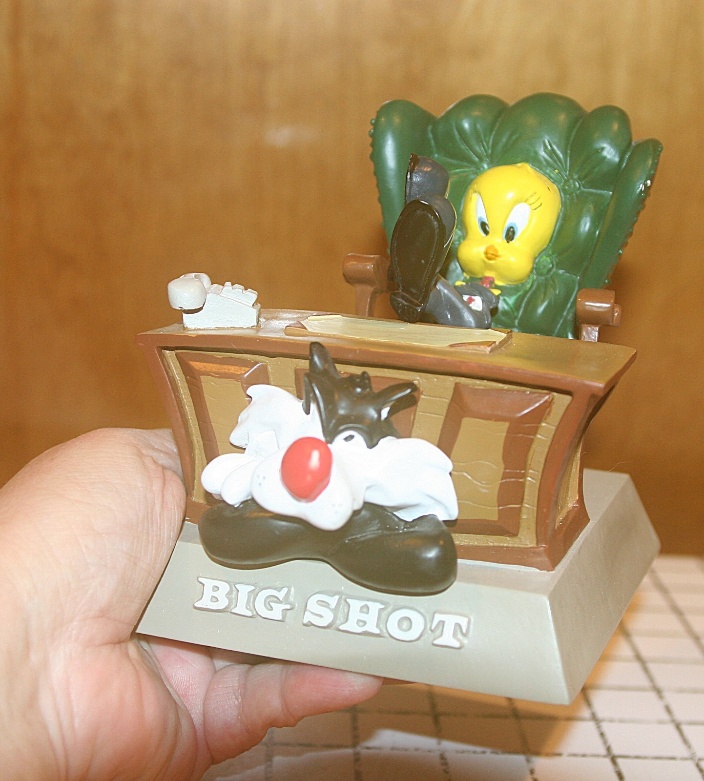 Vintage Tweety Bird Sylvester “Big Shot” Warner Bros Studios Store Figurine 1996