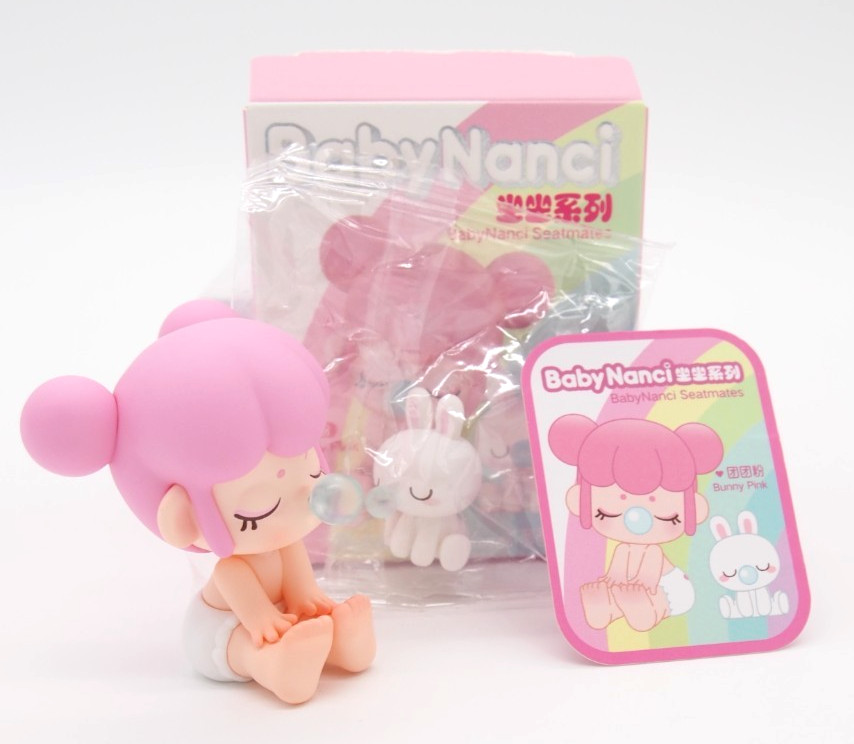 Rolife BabyNanci SEATMATES BUNNY PINK Rabbit Figure OPEN Blind Box New US SELLER
