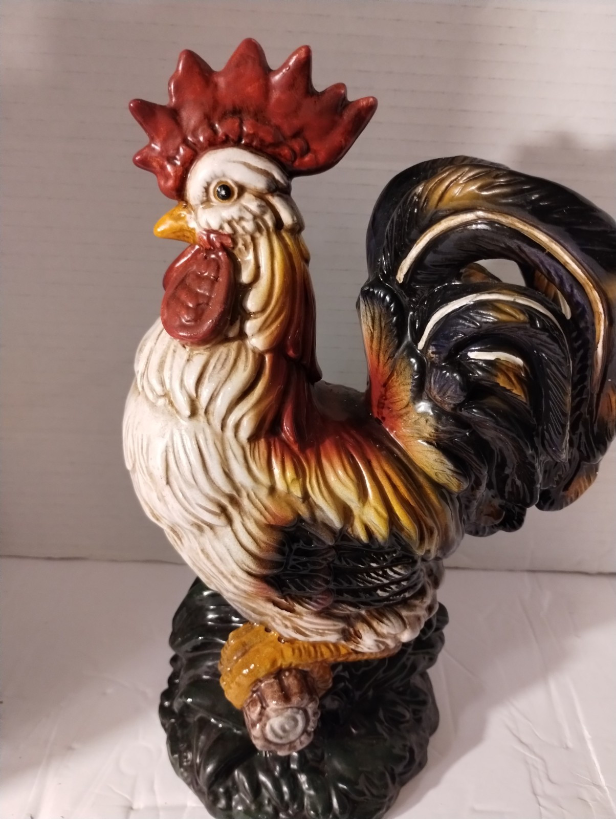Vintage Blue Sky Grand Classic Rooster Ceramic Excellent Condition