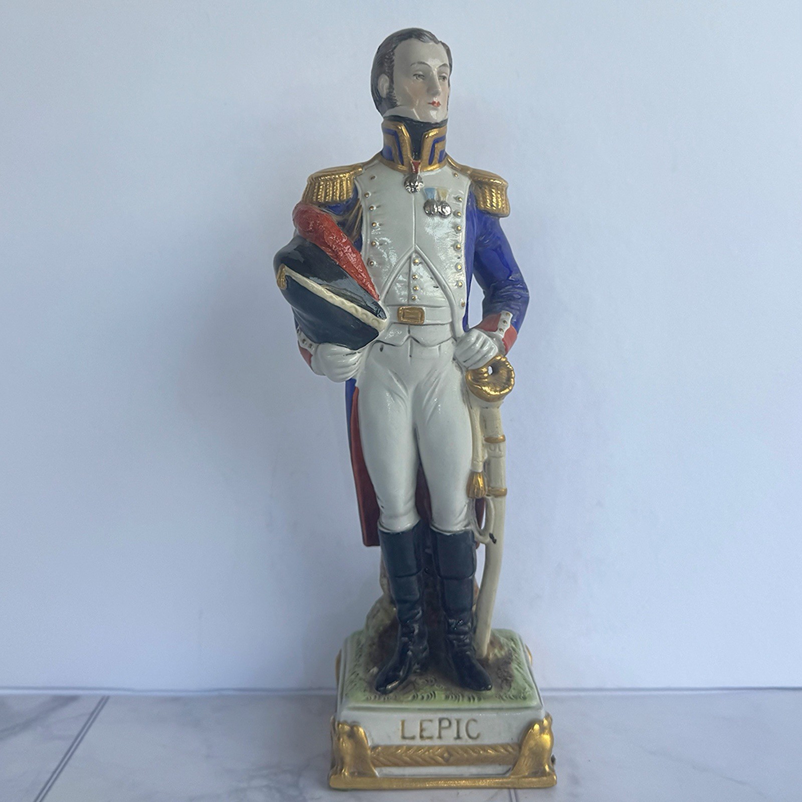 Vintage Scheibe-Alsbach Porcelain Figurine General Lepic Napoleonic Officer