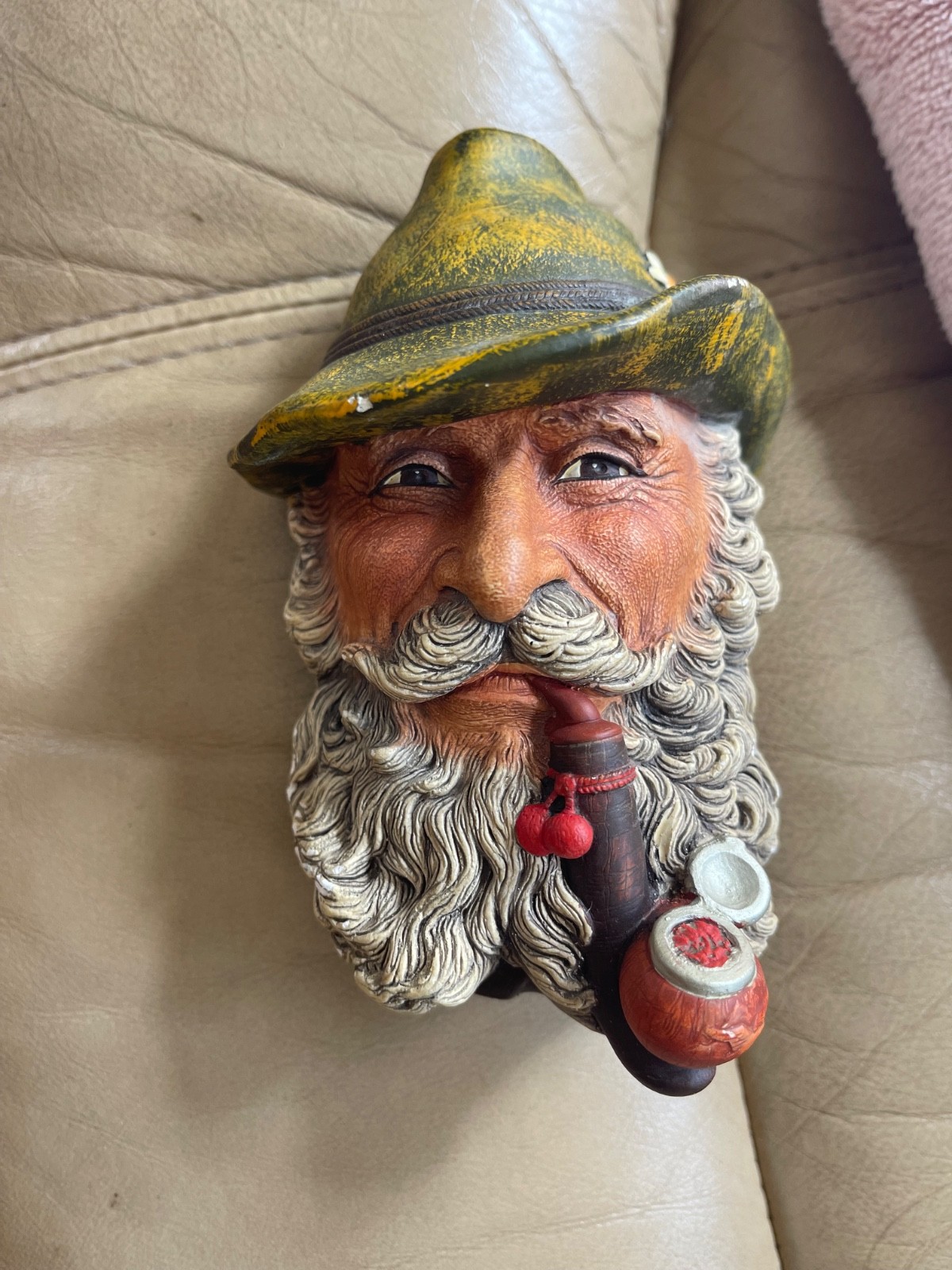 BOSSONS FIGURE HEADS SET character wall mounts c1960s VINTAGE ENGLAND