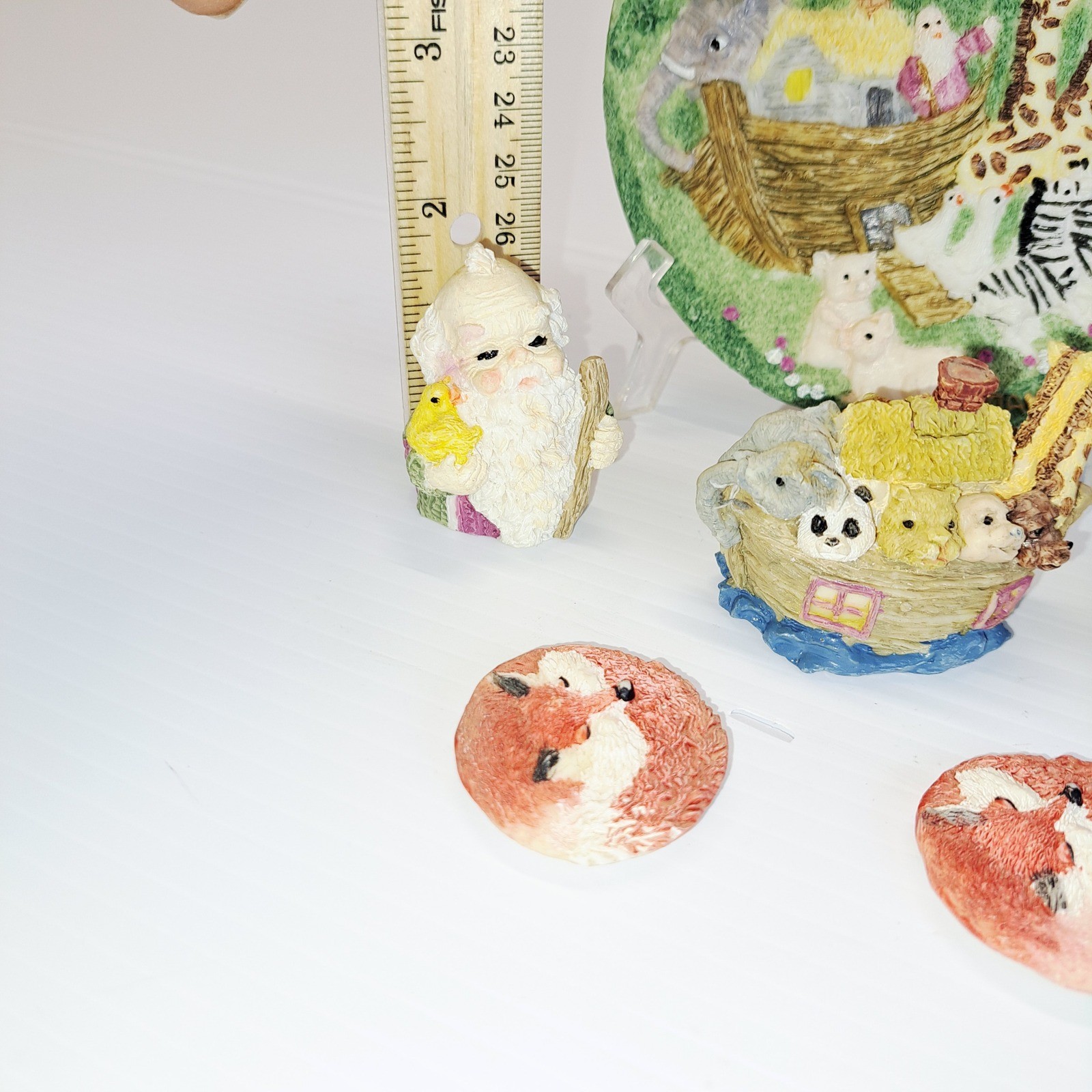 Popular Imports Noahs Ark Figurine Set Unisex OS Multicolor Excellent 1997 Resin