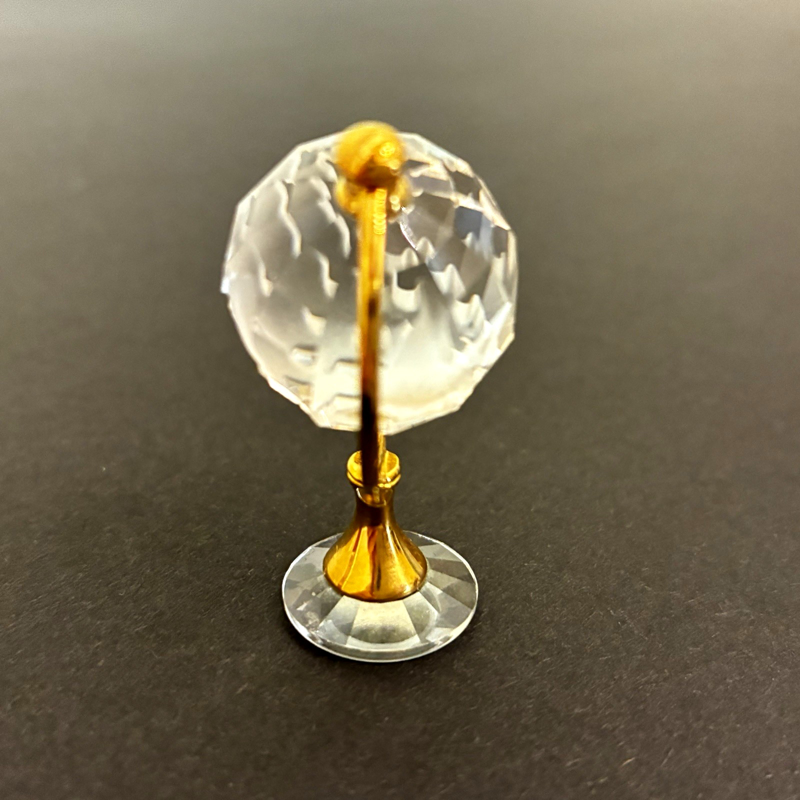 Swarovski World Globe Crystal Memories Mini Figurine Og Box COA Retired Rotates