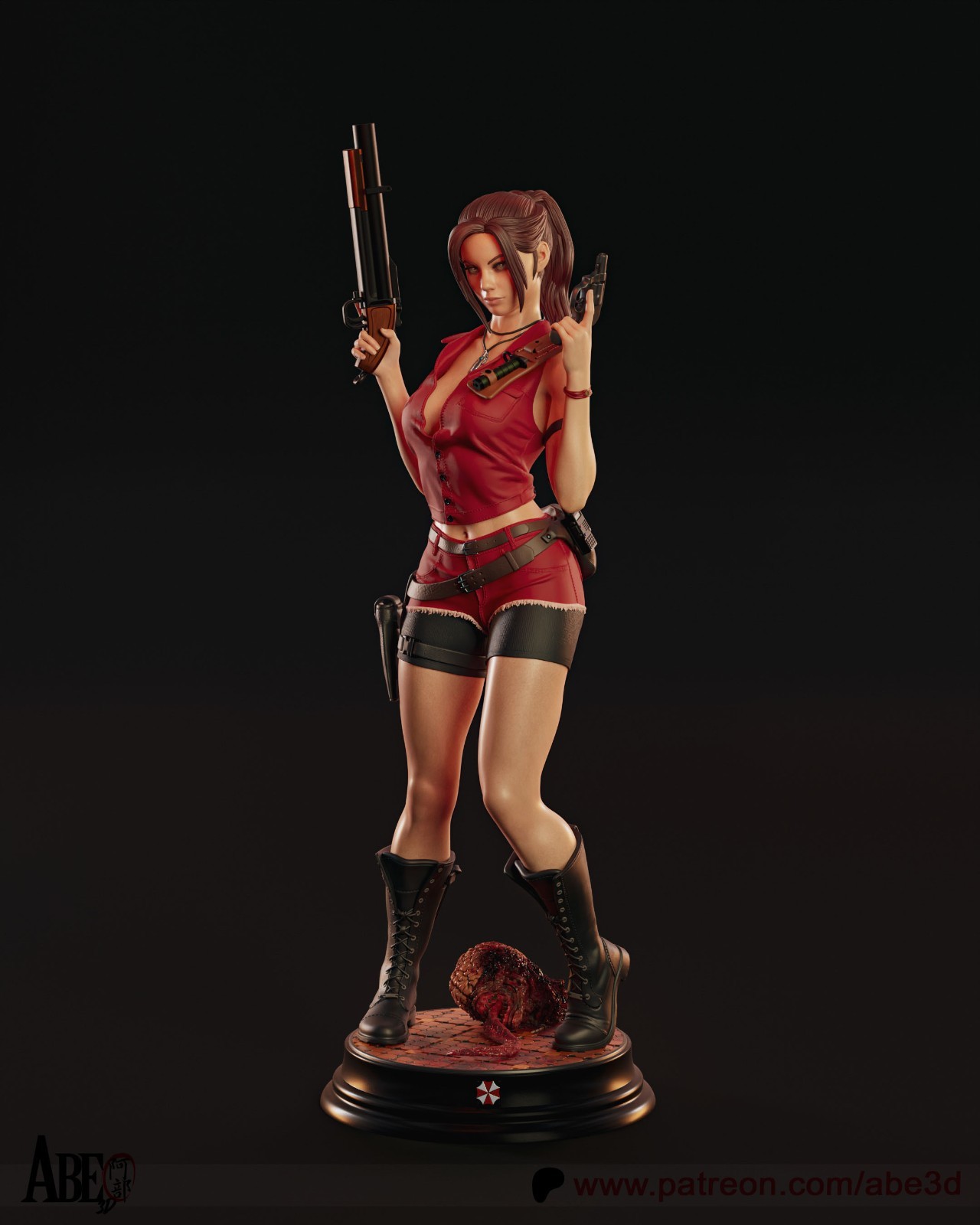 Claire Redfield Figurine Resident Evil Hand Painted Model / DIY Kit 26 pcs