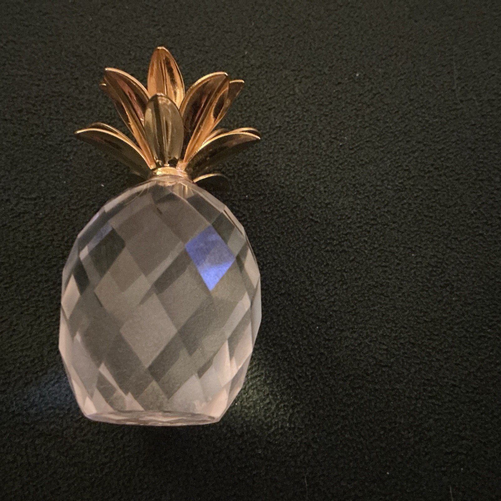 Pineapple Swarovski Crystal Small Sparkling Fruit Collection 2 1/4″
