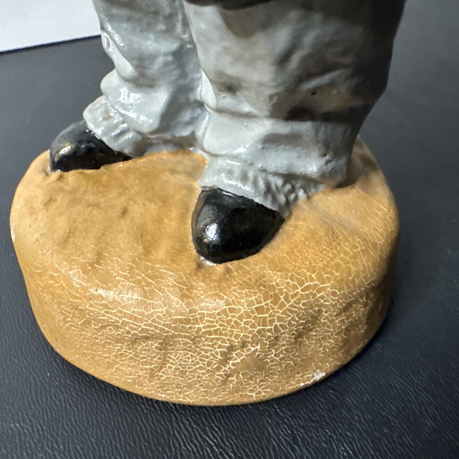 W.C. FIELDS 10” STATUE BIG HEAD VINTAGE CHALKWARE BISQUE CERAMIC PLASTER