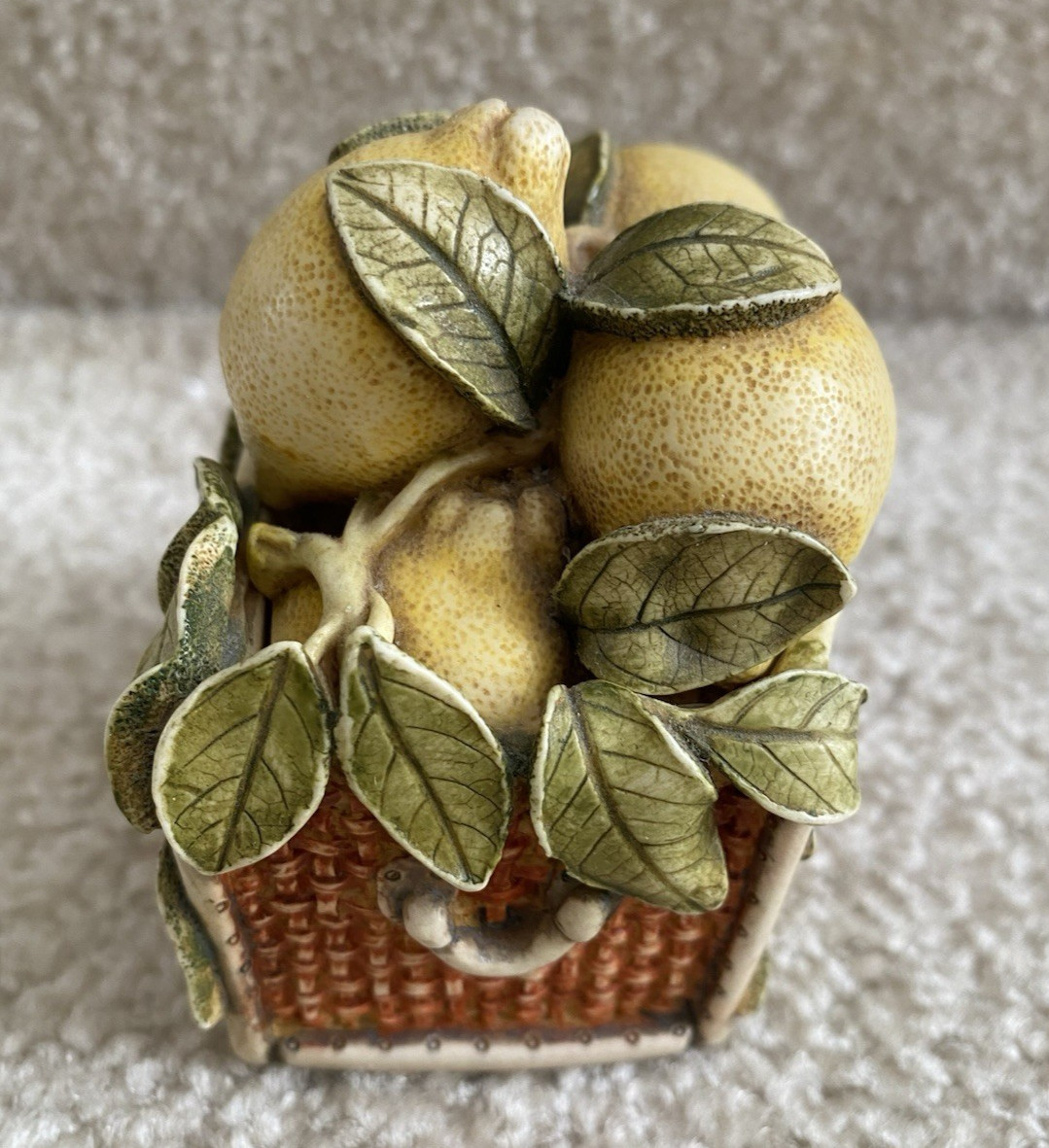 Harmony Kingdom “Lemon” Fruit 1999 Trinket Box FREE SHIPPING