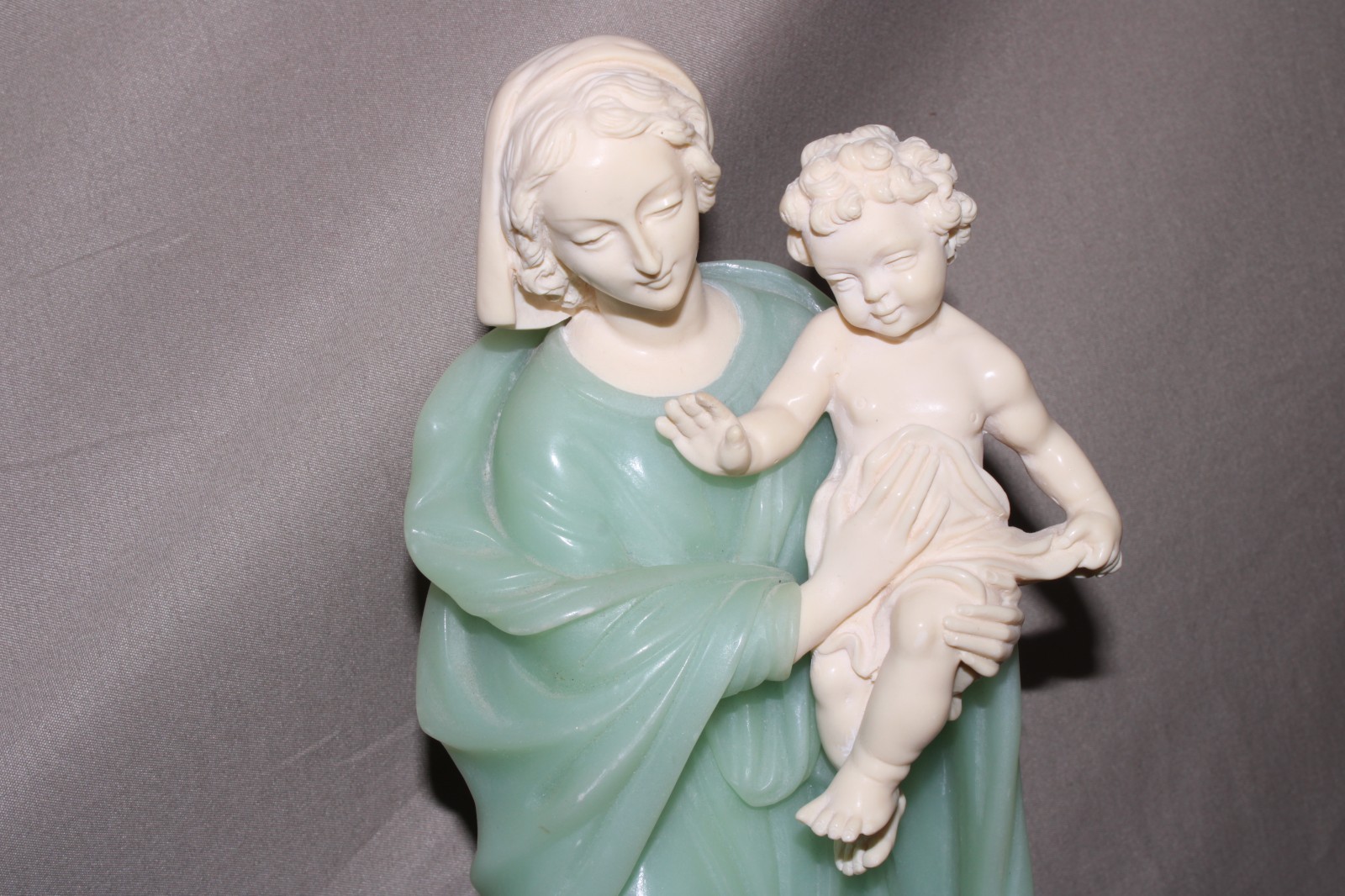 Beautiful Bianchi Gino Ruggeri Madonna Mary & Child Jesus Italy Statue 13.5″
