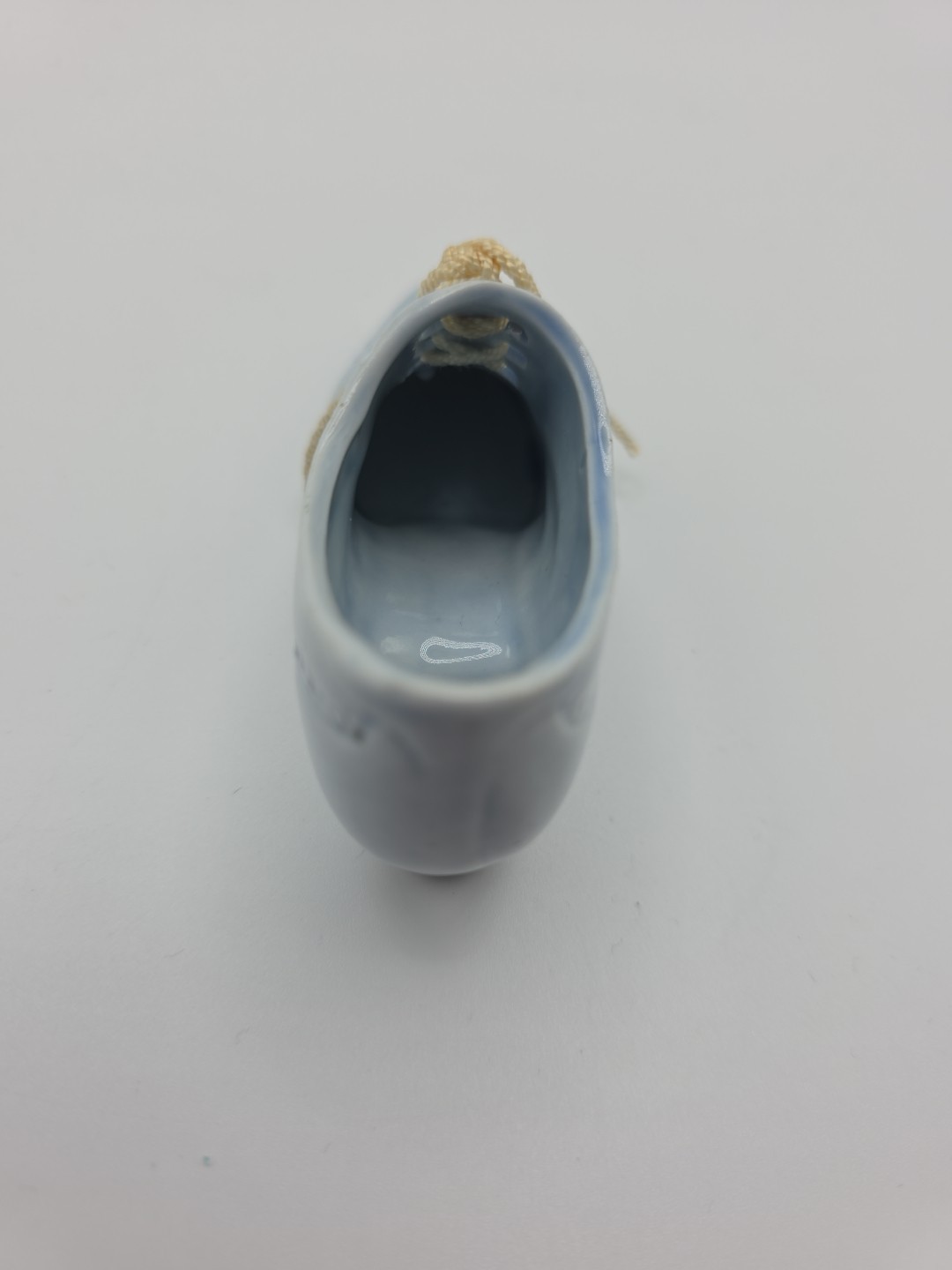Vintage Light Blue Collectors Ceramic Shoe Approx. 4″ Arnstade made in Germany