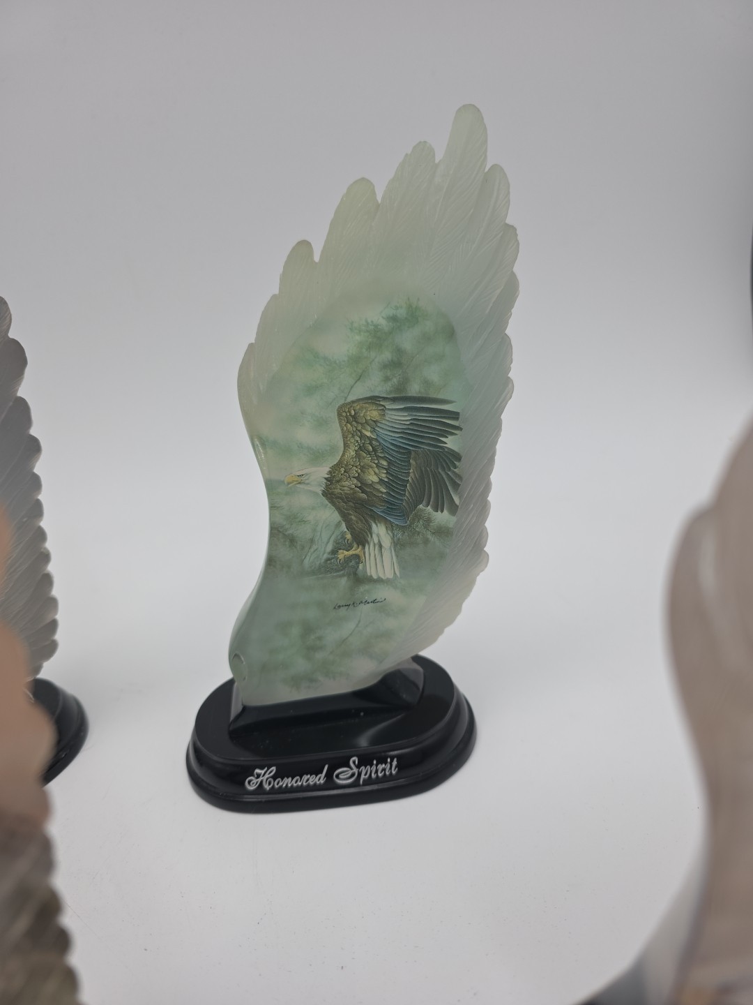 Vintage BRADFORD EXCHANGE LOT OF 8 “On Eagles Wings” by Larry Martin W/ Stand