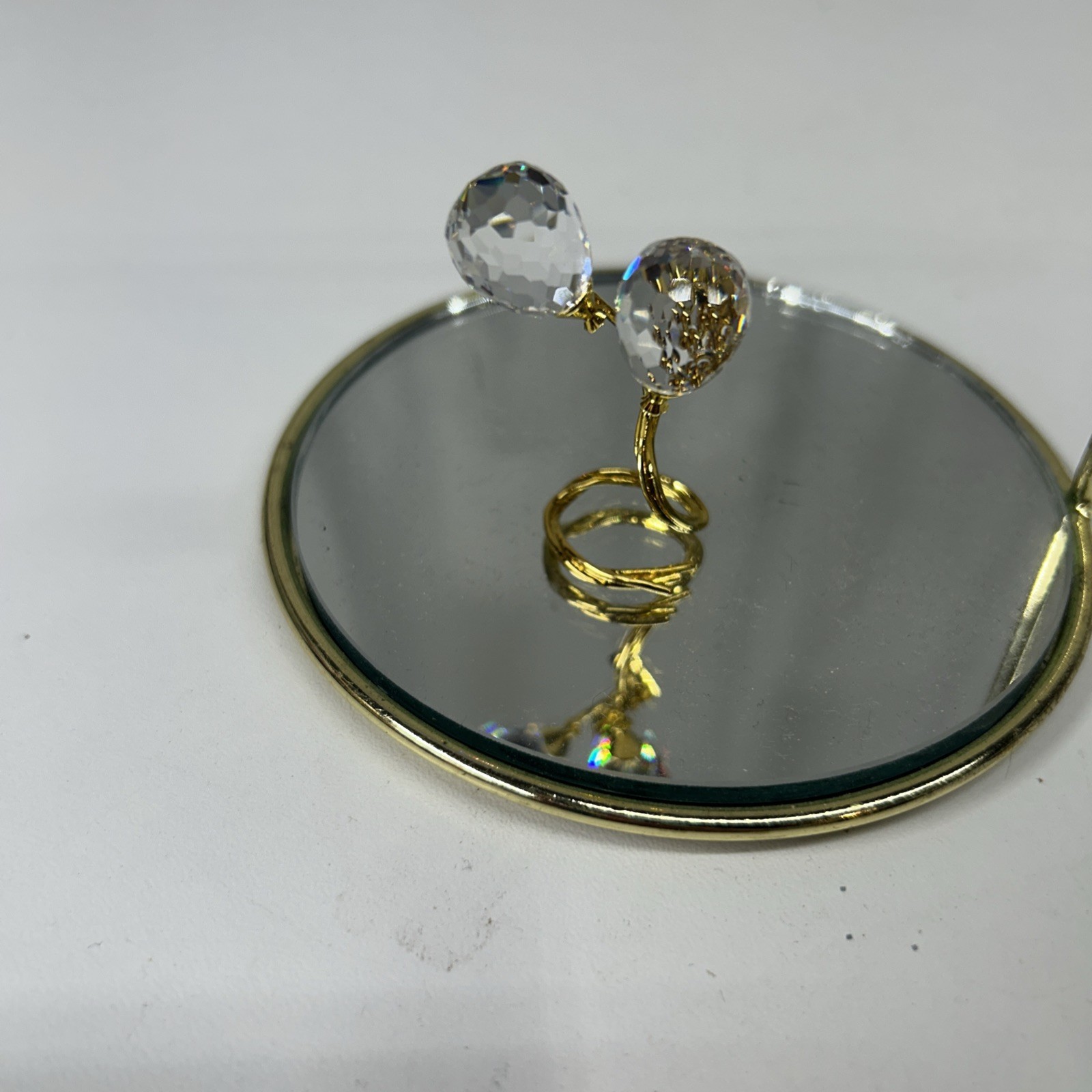 Swarovski Crystal Memories Gold Balloons Figurine 191604 READ