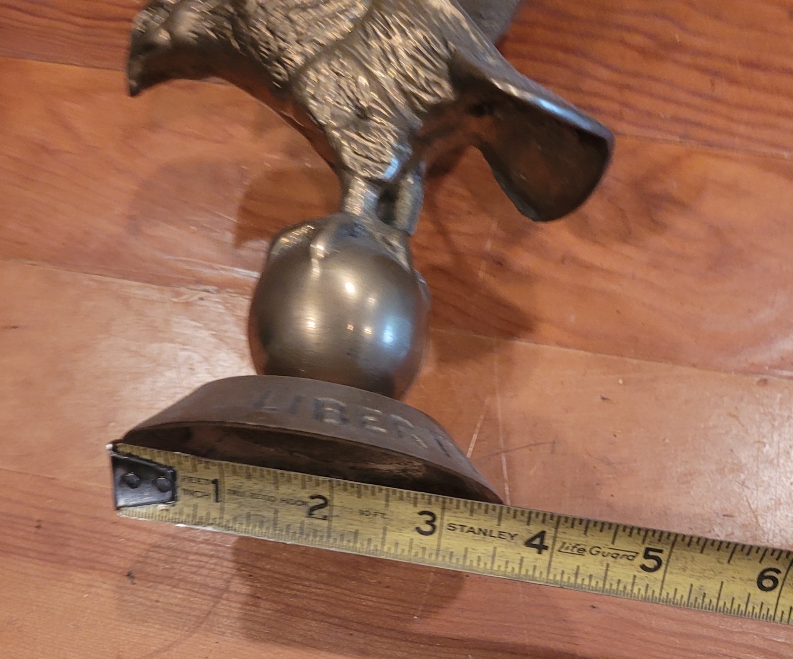 Eagle Sculpture Bronze Patina Finish Home Office Decor Unbranded