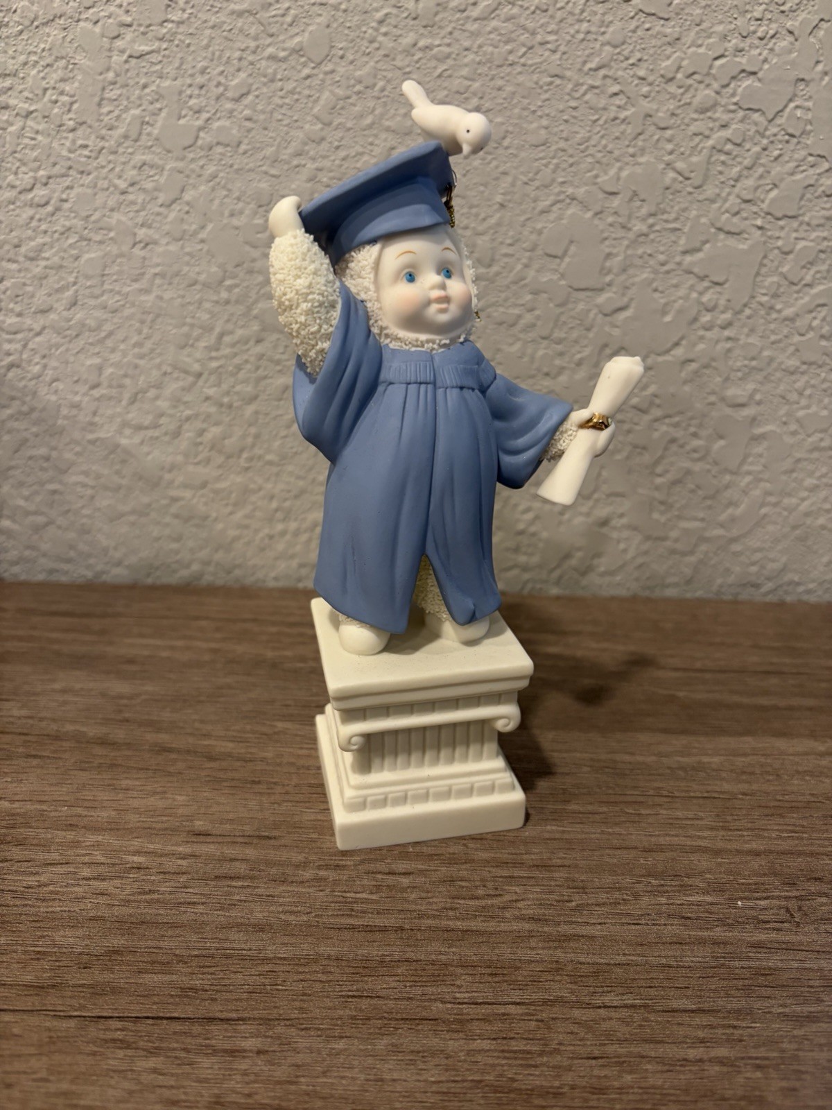 Department 56 Snowbabies “Time To Fly” Graduation Figurine 2002 w/Box Very Rare
