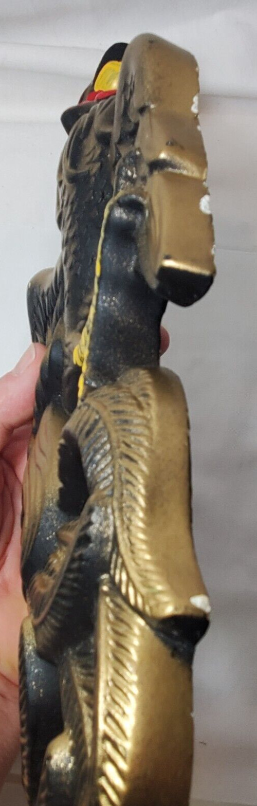 VINTAGE MILLER STUDIO CHALKWARE BIRDS Rooster WALL PLAQUE SET 1965
