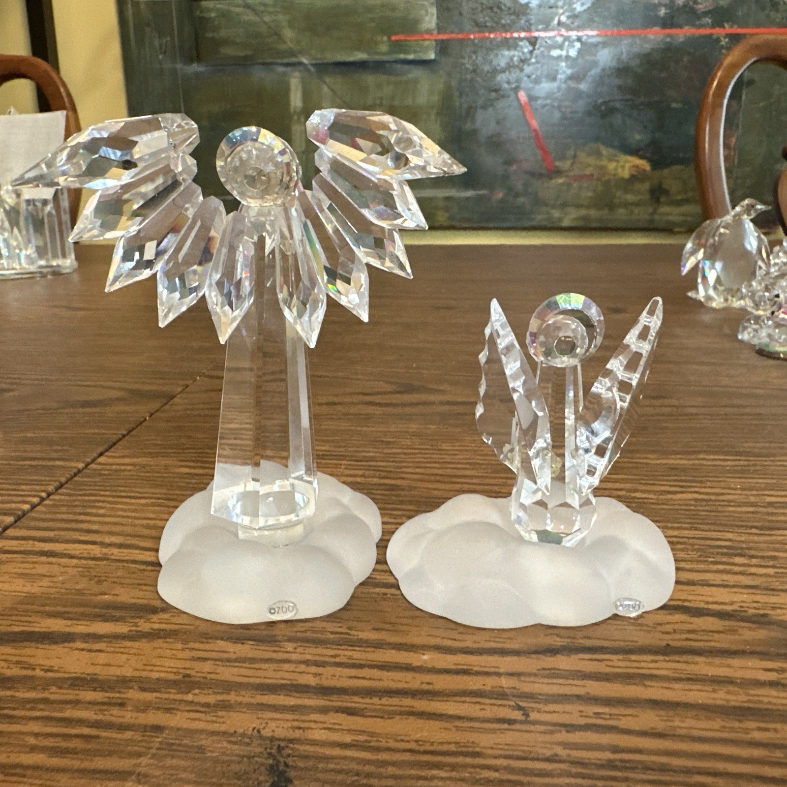 Large Crystal Angel / Crystal Zoo / 4″ Tall Swarovski