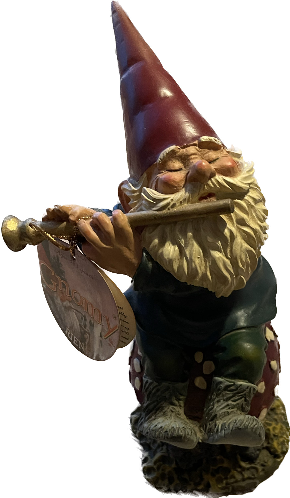 Gnomy Rien Poortvliet The Gnome 363 Years Playing Flute Elf Netherlands