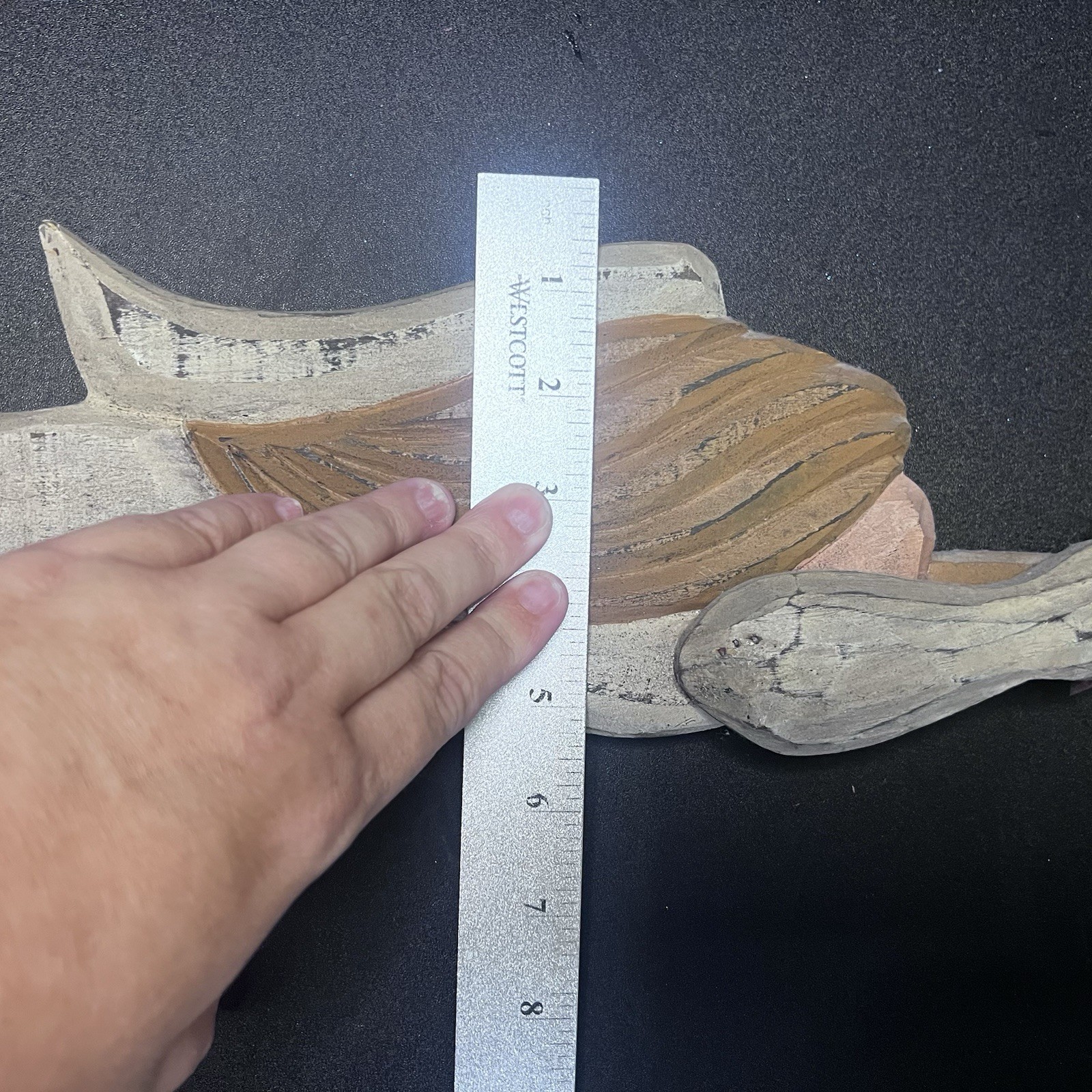 Carved Wooden Flying Angle