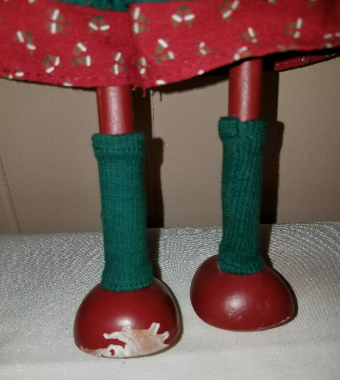 Country Angel Wood Hand Made Country Farmhouse Standing With Long Dowel Legs 16″