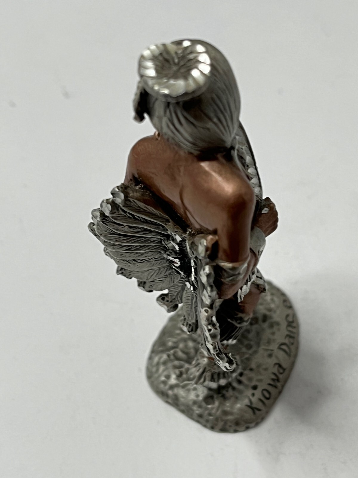 Kiowa Dancer 1990 Masterworks Fine Pewter Figurine 3 3/4 Inches Tall