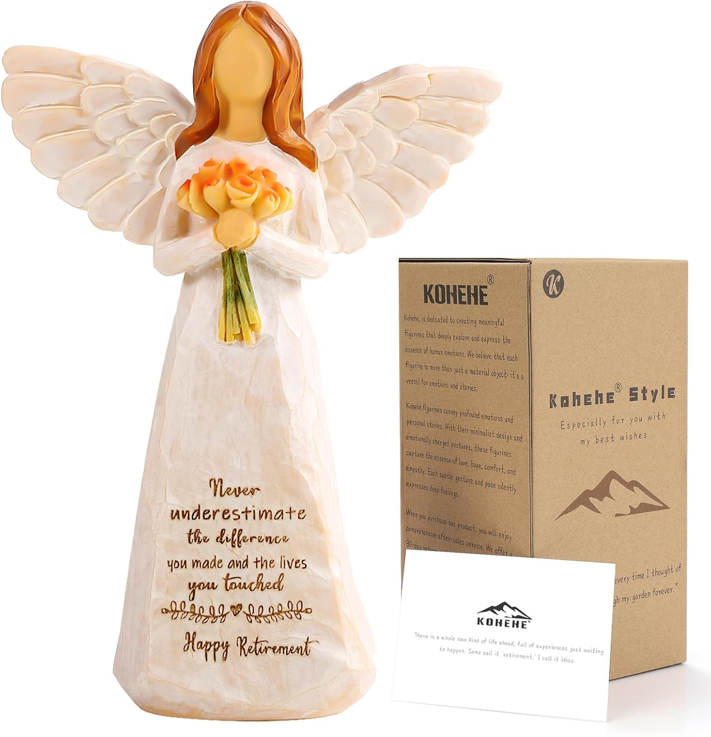 5.5″ Angel Figurine Retirement Gift for Woman Coworker or Friend