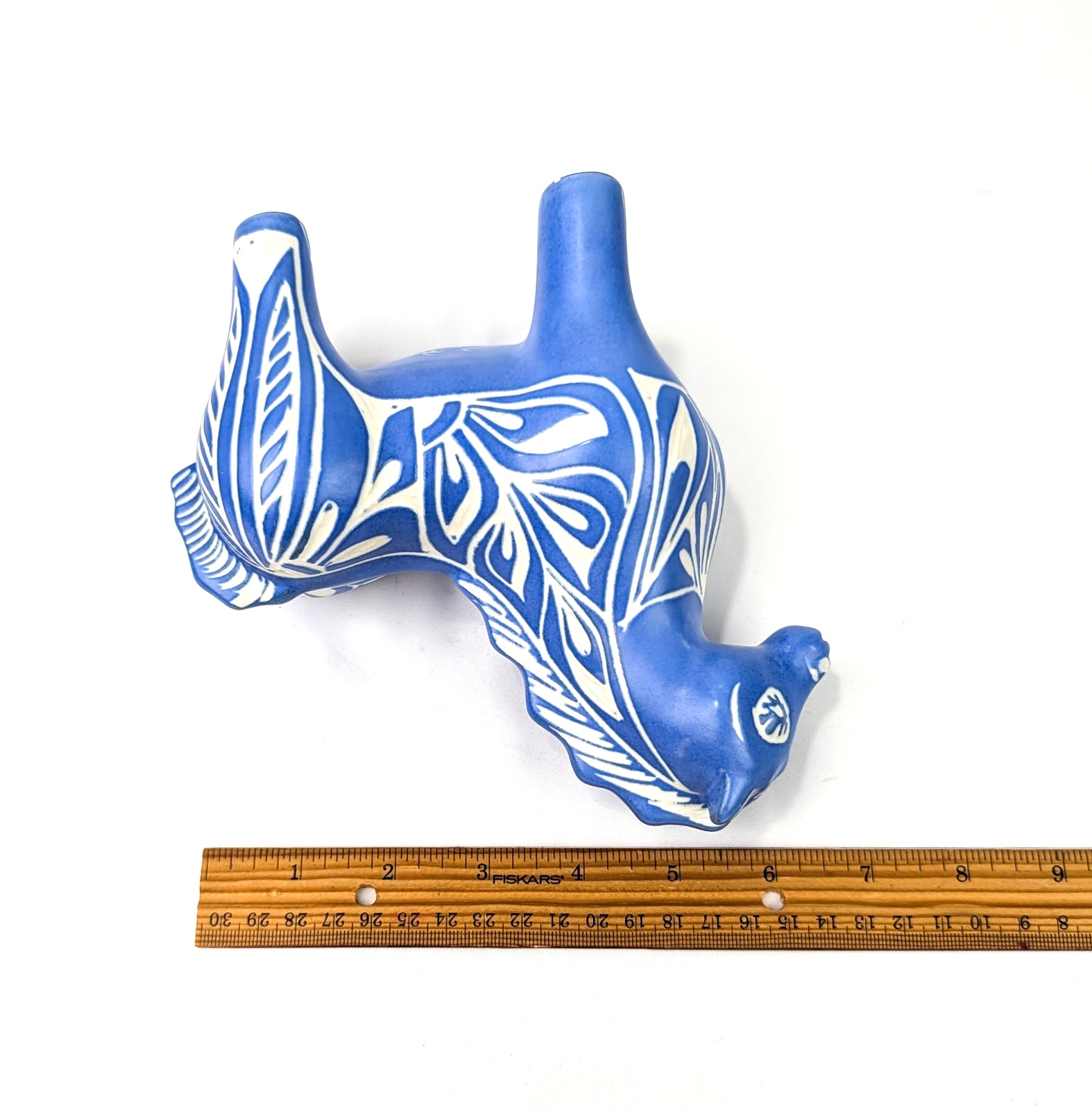 Vintage Pablo Zabal Pottery Horse Figurine “Blue Zoo” Collection Signed 7″
