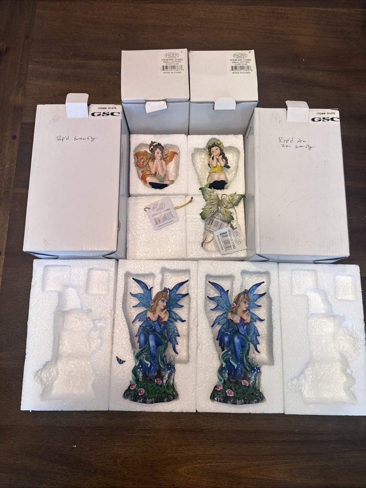 Pacific Giftware, GSC Fairy Scratch And Dent Sale! Small Repairs Needed! Lot (4)