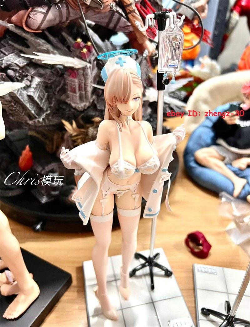 H31CM 2PC Blue Archive 1/6 Ichinose Asuna Statue Model GK Painted Collectibles