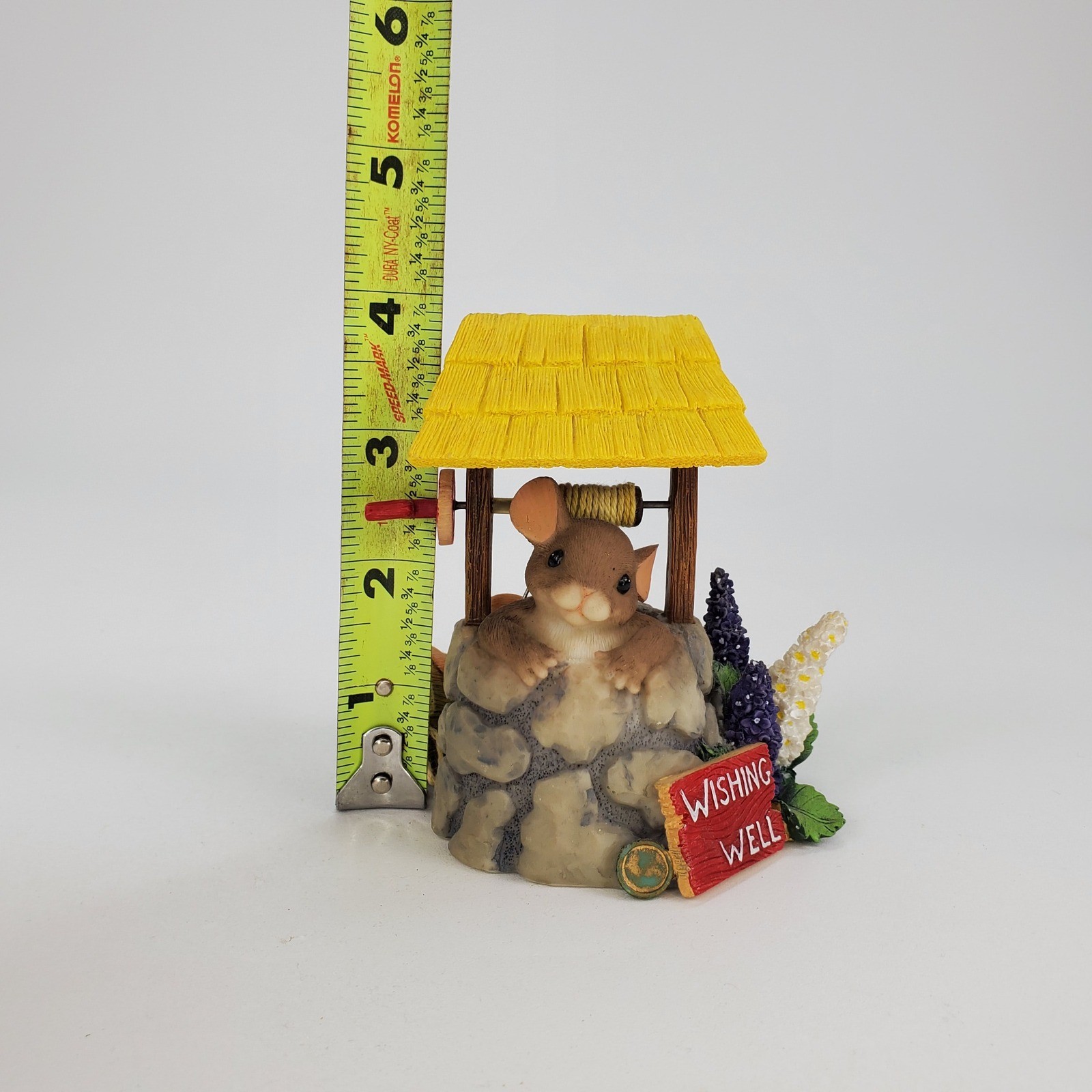 Charming Tails Fitz and Floyd Mouse Wishing Well Figurine 84/141 Handcrafted