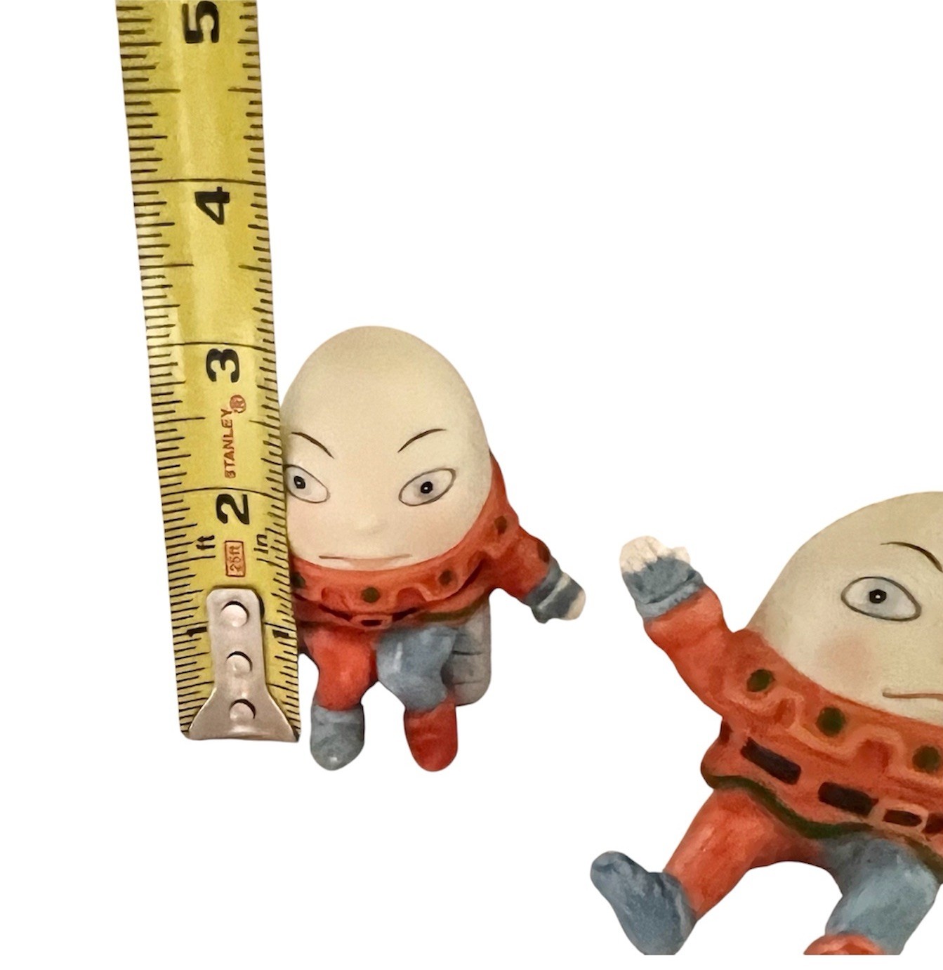 Vintage Mother Goose Shafford 3” Tumbling Humpty Dumpty Set 4 Figurines No. 1900