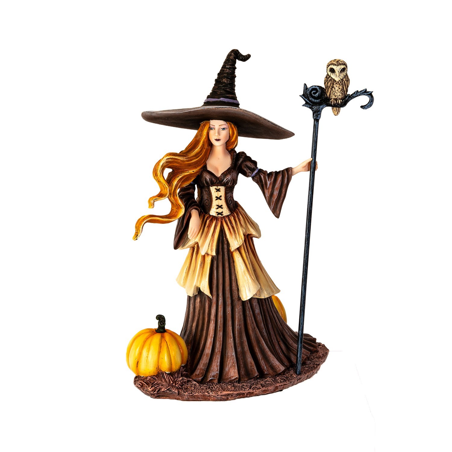 PT Amy Brown Witches Owl Spell Witch Figurine