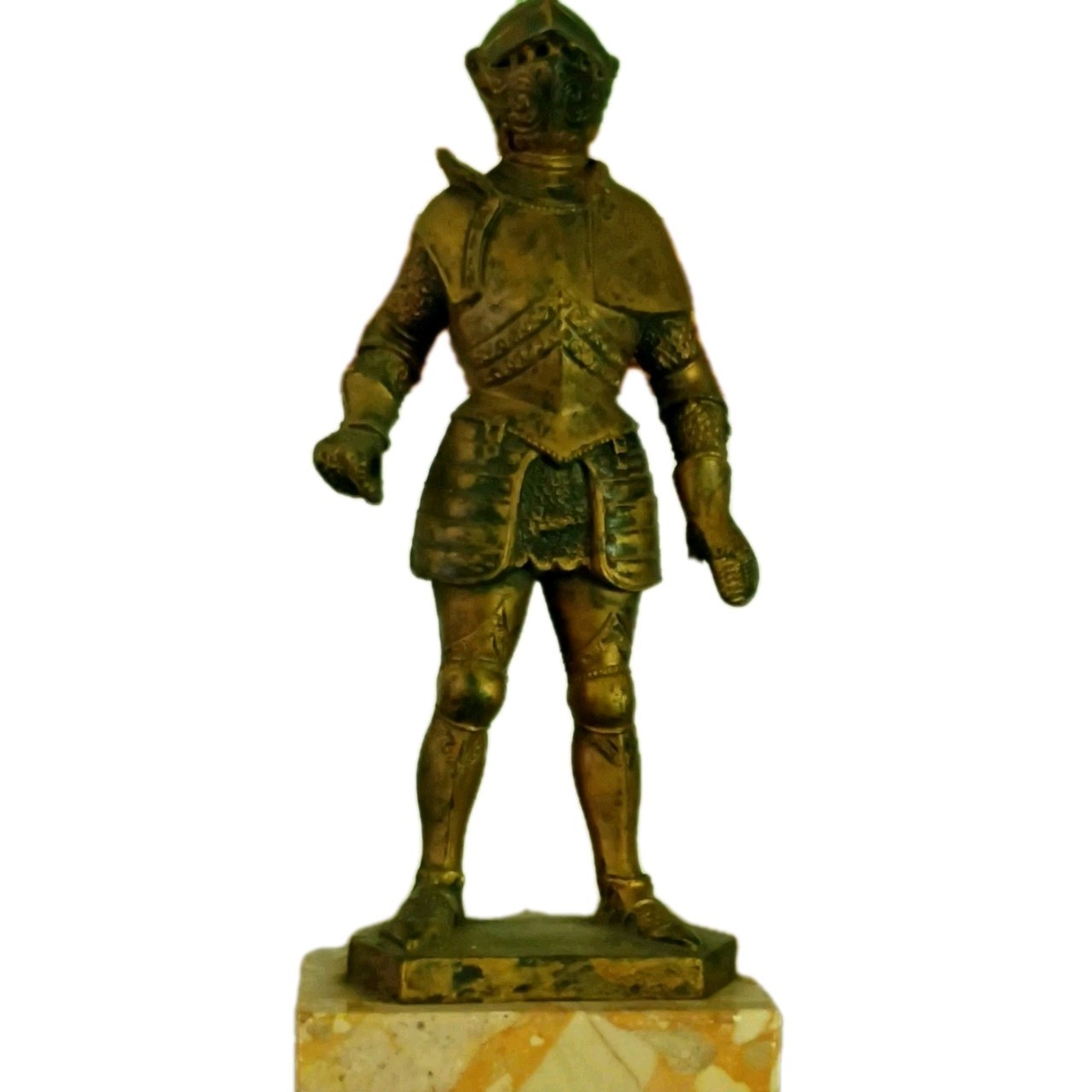 vintage Fontanini “Depose Italy” medieval knight in armor.