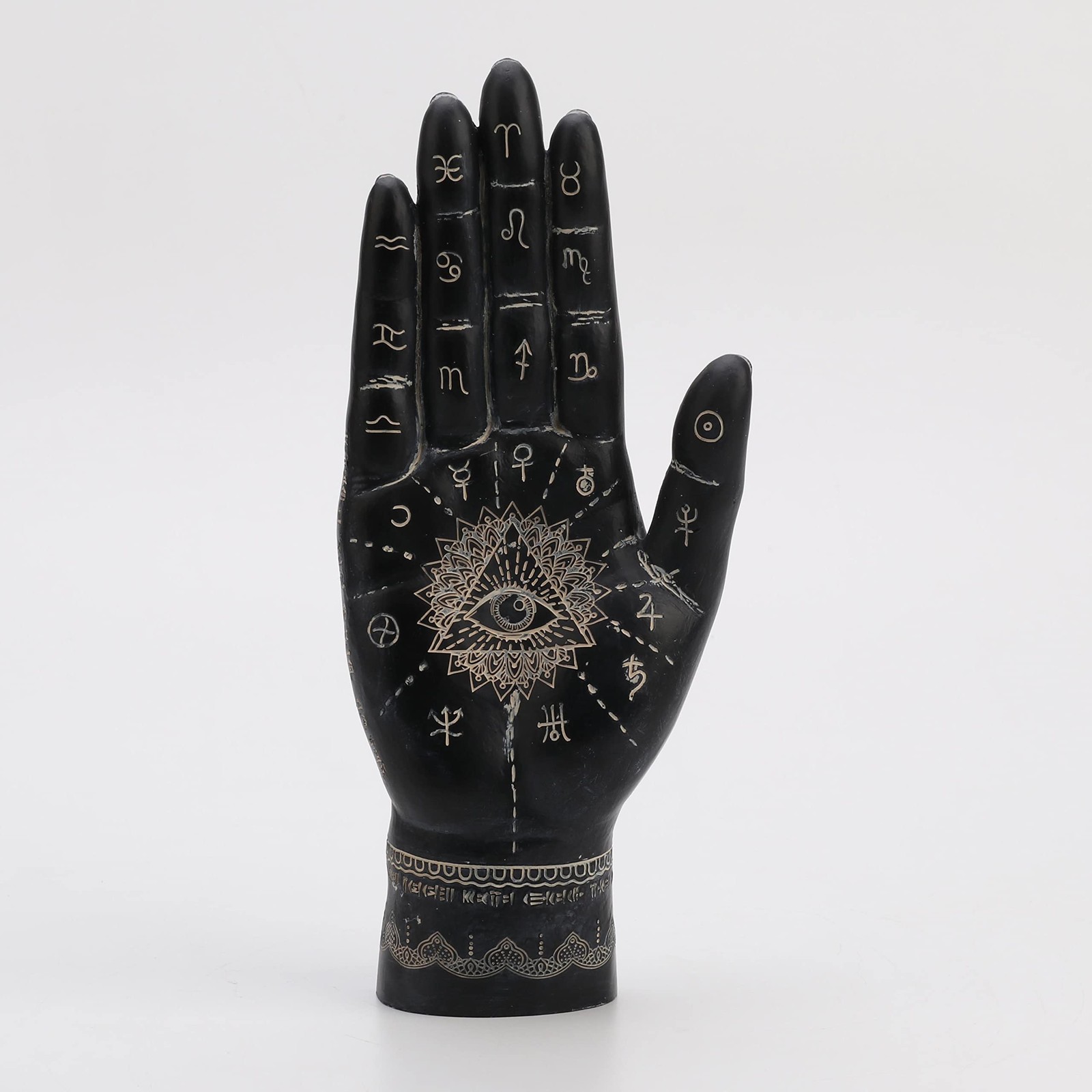 Veronese Design 9 1/2″ Mystic Eye of Providence Hamsa Hand Resin Figurine