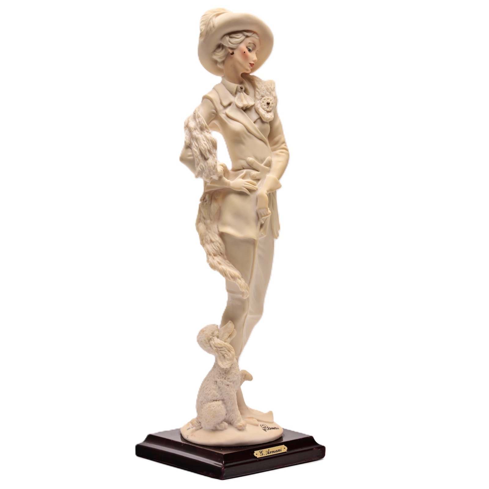 GIUSEPPE ARMANI Original Vintage Signed Capodimonte Sculpture Figurine Statue