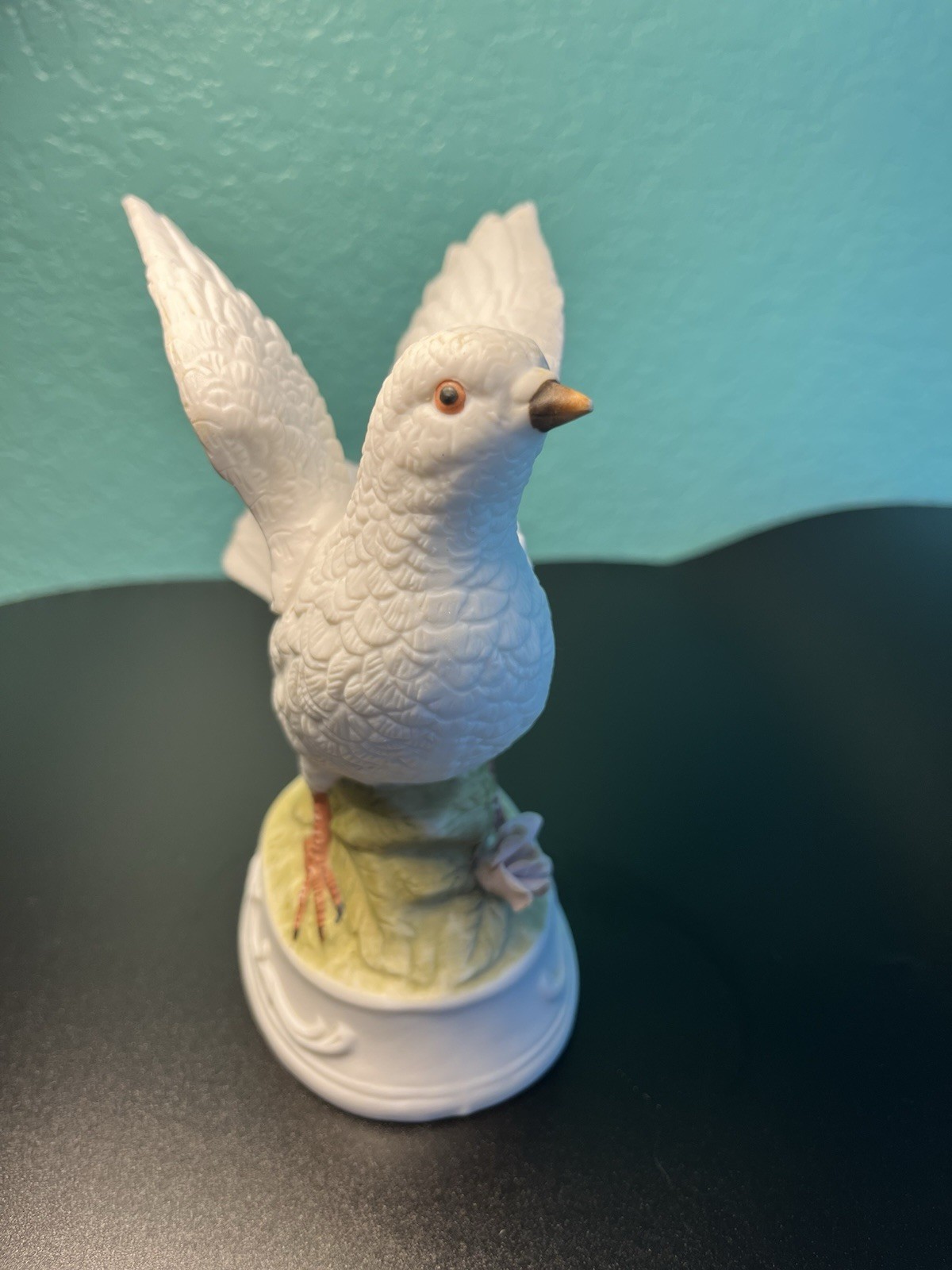 Vintage Napcoware White Dove Figurine Handcrafted in Mexico Bird Statue #9479 EU