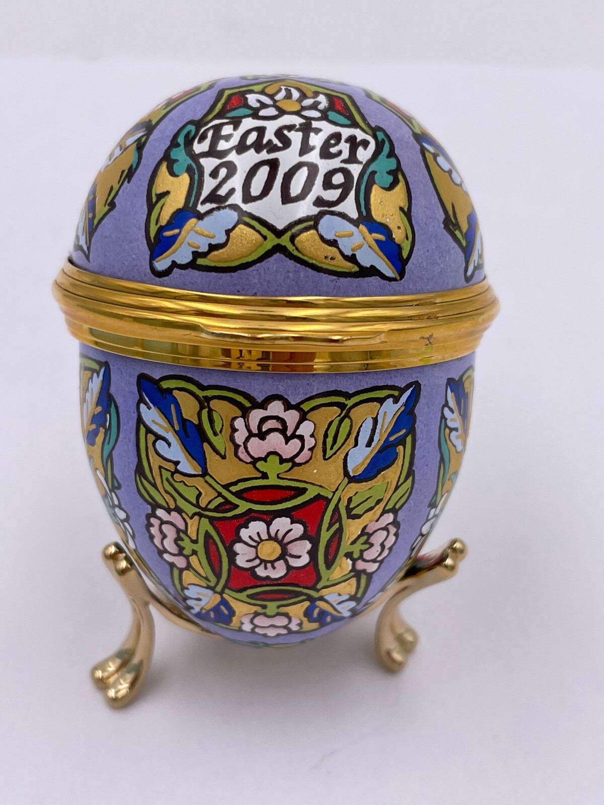 Halcyon Days Enamels – 2009 Easter Egg – Trinket Box – #HDEA2009