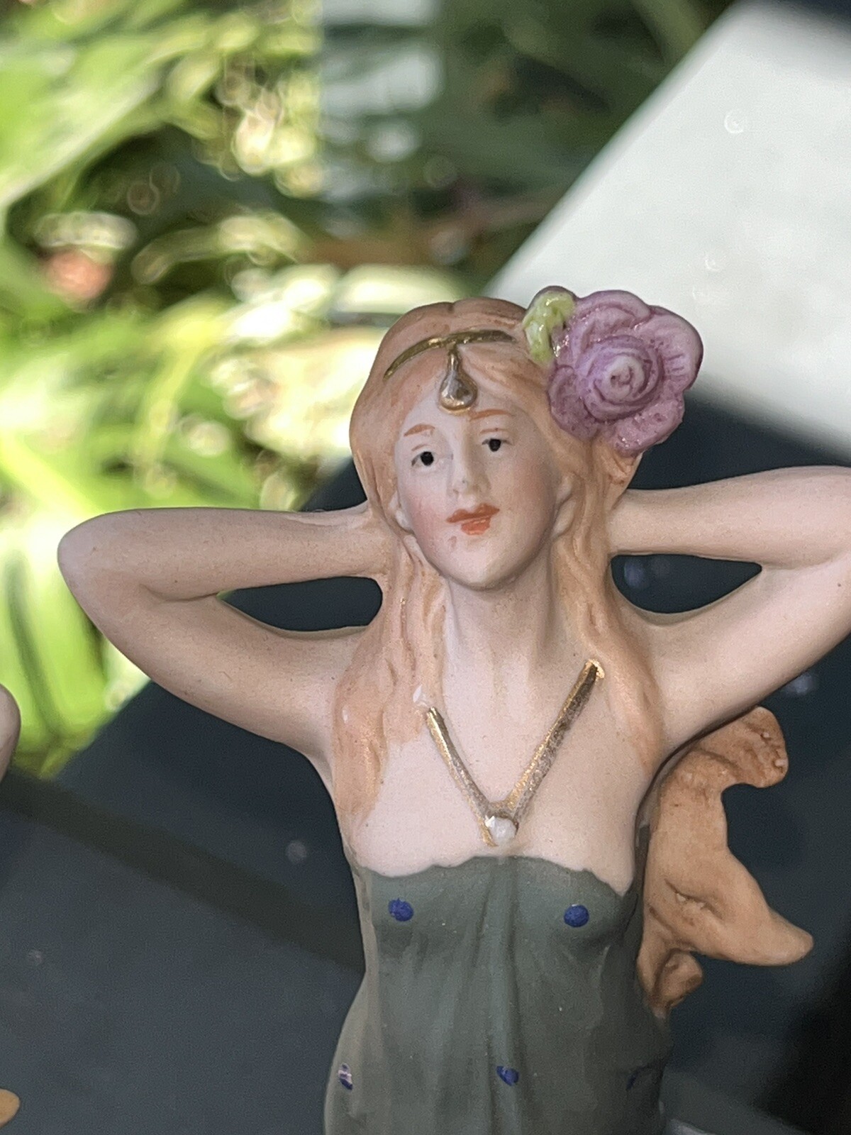 Art Nouveau bisque lady