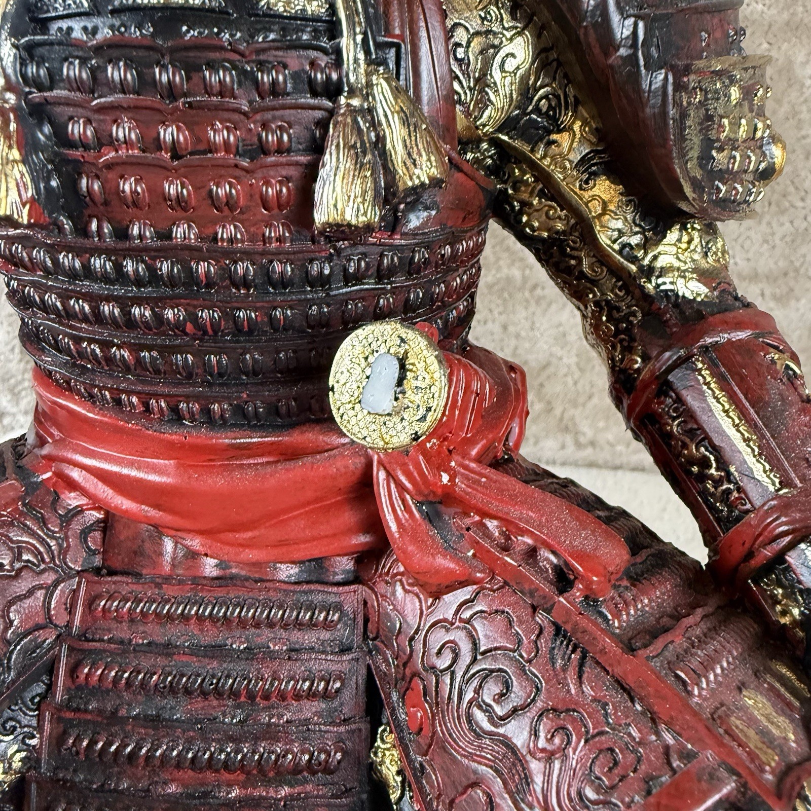 Medieval Ancient Samurai Undead Warrior Resin Statue Ornament Figurine READ