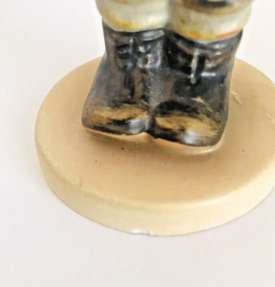 BROTHER #95 TMK1 Crown No TMK “Green Coat” 5 1/2″ Tall Goebel Hummel Repaired