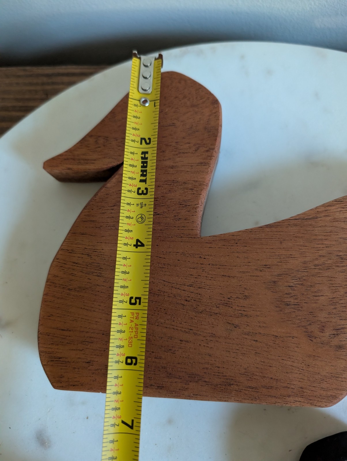 Handmade Wooden Duck Pair Mahogany Walnut Minimalist Bird Carving Decor
