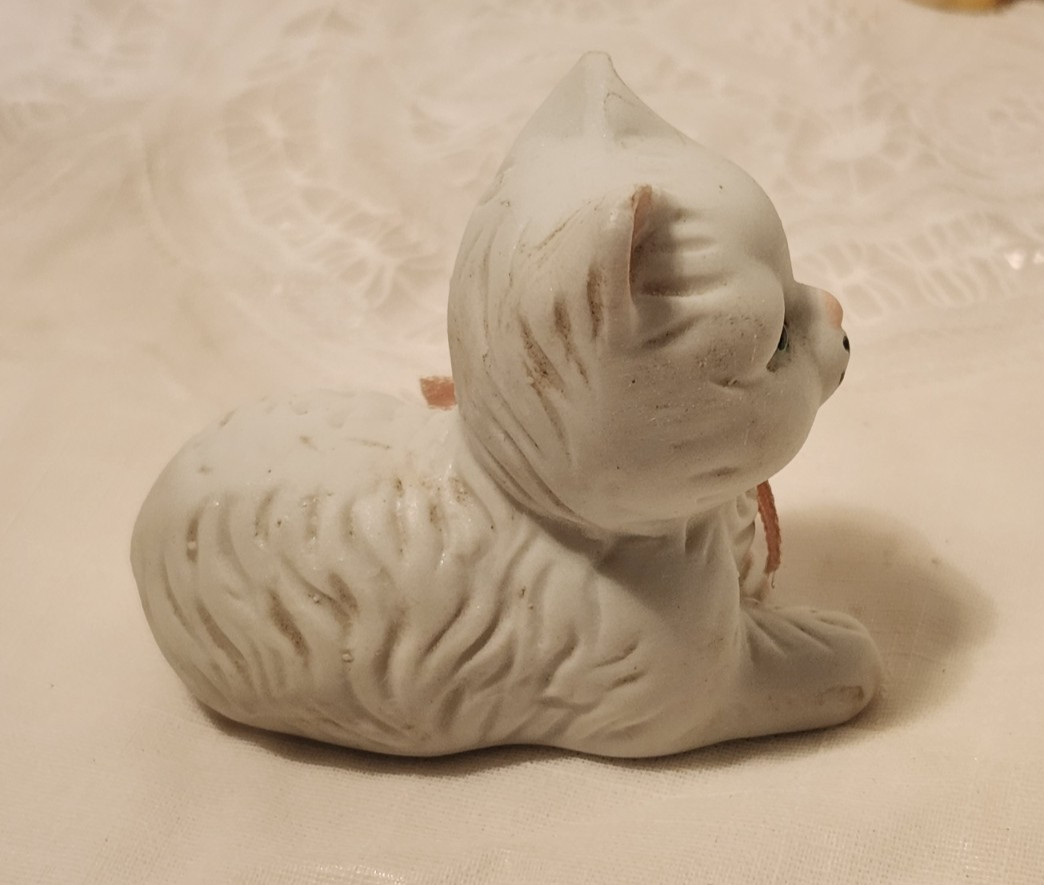 5 Bisque Porcelain Figurines – Assorted Makers & Animals 2 – 3.5″ Tall