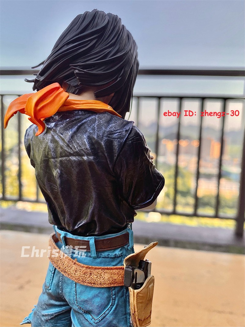 1/6 Scale Android 17 Statue Figure Resin Painted GK Model W/Bust Collection Gift