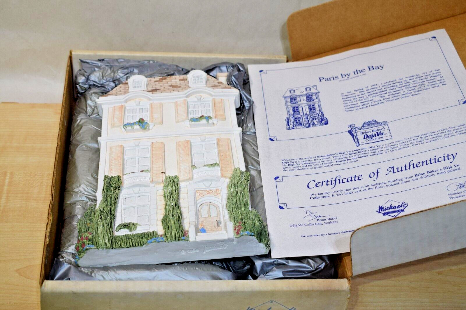 Brian Baker Deja Vu Collection 1004 “Paris by the Bay” Wall Art Sculpture