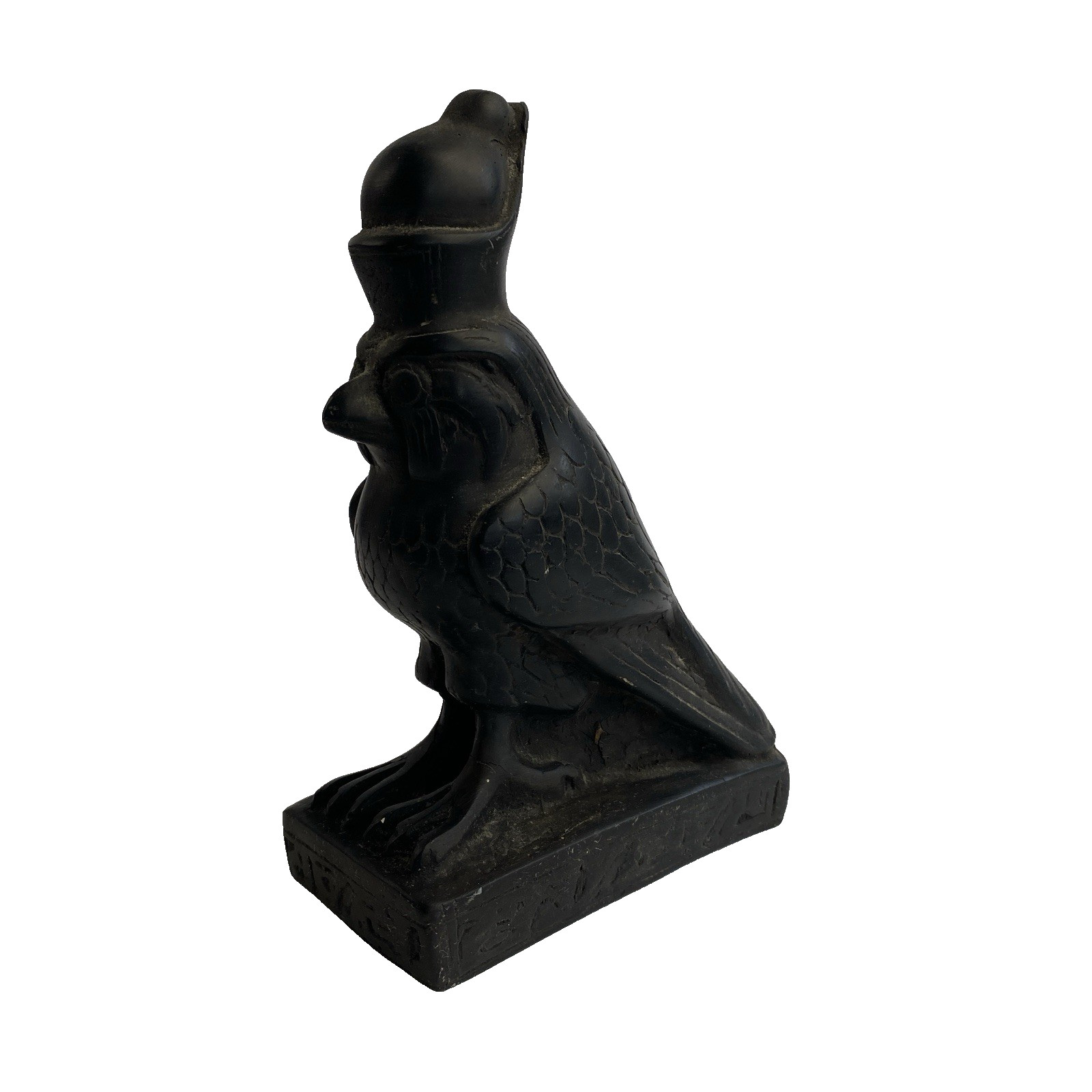 Vintage Egyptian Horus Statue Figurine Falcon Deity Egypt Bookshelf Shelf Decor
