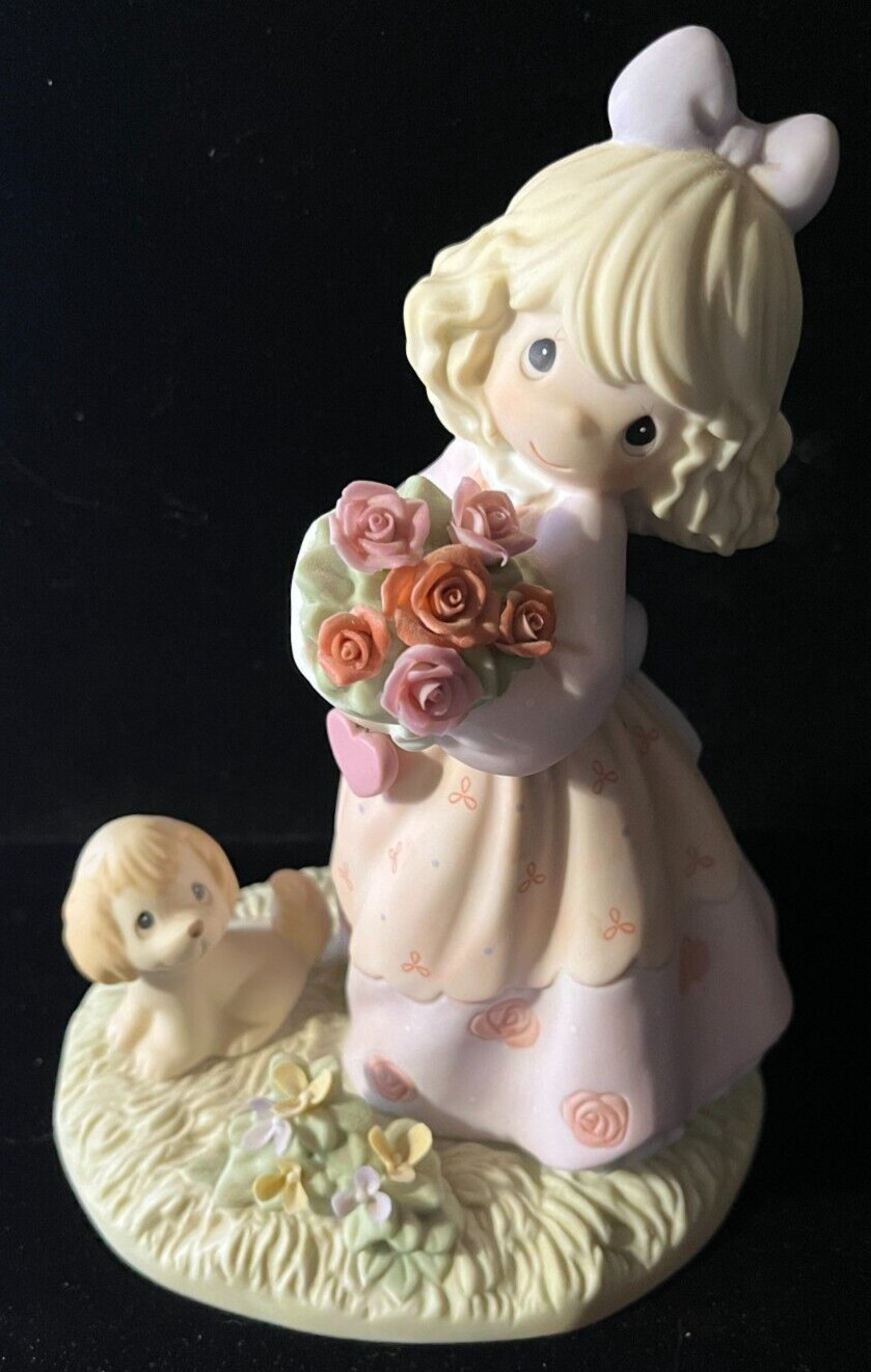 2004 Precious Moments 4001245 Blooming In God’s Love 7 inches tall NO BOX
