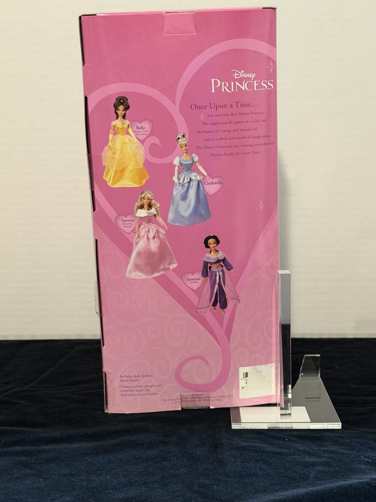 Disney Store Princess Aurora Sleeping Beauty Doll NIB Pink Box Crown